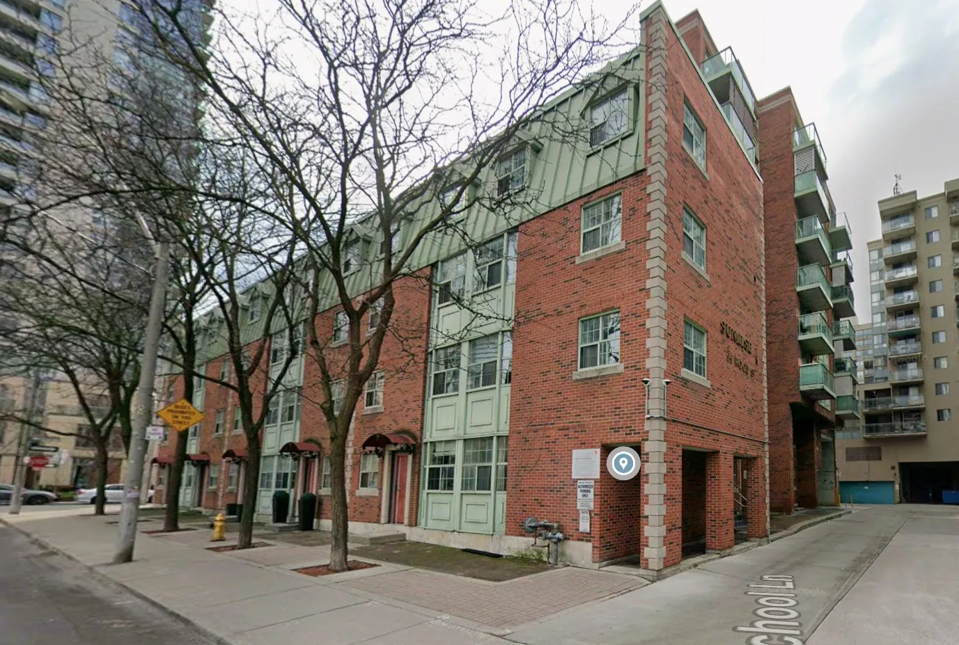 Toronto Community Housing residential building at 95 Wood Street, Toronto